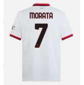 AC Milan Alvaro Morata #7 Replika Bortedrakt 2024-25 Kortermet