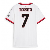 AC Milan Alvaro Morata #7 Replika Bortedrakt Dame 2024-25 Kortermet