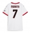 AC Milan Alvaro Morata #7 Replika Bortedrakt Dame 2024-25 Kortermet