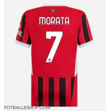 AC Milan Alvaro Morata #7 Replika Hjemmedrakt Dame 2024-25 Kortermet