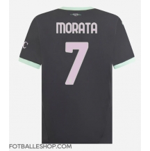 AC Milan Alvaro Morata #7 Replika Tredjedrakt 2024-25 Kortermet