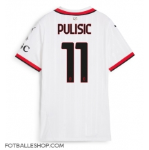 AC Milan Christian Pulisic #11 Replika Bortedrakt Dame 2024-25 Kortermet