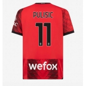 AC Milan Christian Pulisic #11 Replika Hjemmedrakt 2023-24 Kortermet