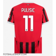 AC Milan Christian Pulisic #11 Replika Hjemmedrakt 2024-25 Kortermet