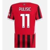 AC Milan Christian Pulisic #11 Replika Hjemmedrakt Dame 2024-25 Kortermet