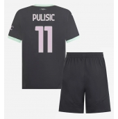 AC Milan Christian Pulisic #11 Replika Tredjedrakt Barn 2024-25 Kortermet (+ bukser)