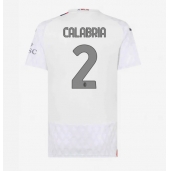 AC Milan Davide Calabria #2 Replika Bortedrakt Dame 2023-24 Kortermet