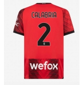 AC Milan Davide Calabria #2 Replika Hjemmedrakt 2023-24 Kortermet