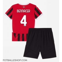 AC Milan Ismael Bennacer #4 Replika Hjemmedrakt Barn 2024-25 Kortermet (+ bukser)