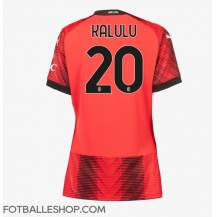 AC Milan Pierre Kalulu #20 Replika Hjemmedrakt Dame 2023-24 Kortermet