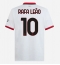 AC Milan Rafael Leao #10 Replika Bortedrakt 2024-25 Kortermet