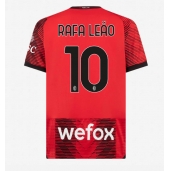 AC Milan Rafael Leao #10 Replika Hjemmedrakt 2023-24 Kortermet