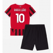 AC Milan Rafael Leao #10 Replika Hjemmedrakt Barn 2024-25 Kortermet (+ bukser)