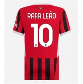 AC Milan Rafael Leao #10 Replika Hjemmedrakt Dame 2024-25 Kortermet