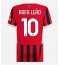 AC Milan Rafael Leao #10 Replika Hjemmedrakt Dame 2024-25 Kortermet