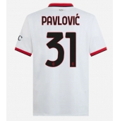 AC Milan Strahinja Pavlovic #31 Replika Bortedrakt 2024-25 Kortermet