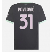 AC Milan Strahinja Pavlovic #31 Replika Tredjedrakt 2024-25 Kortermet