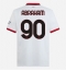 AC Milan Tammy Abraham #90 Replika Bortedrakt 2024-25 Kortermet