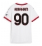 AC Milan Tammy Abraham #90 Replika Bortedrakt Dame 2024-25 Kortermet