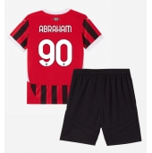 AC Milan Tammy Abraham #90 Replika Hjemmedrakt Barn 2024-25 Kortermet (+ bukser)