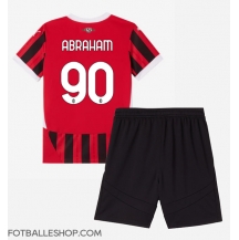 AC Milan Tammy Abraham #90 Replika Hjemmedrakt Barn 2024-25 Kortermet (+ bukser)