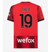 AC Milan Theo Hernandez #19 Replika Hjemmedrakt 2023-24 Kortermet