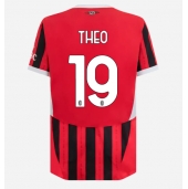 AC Milan Theo Hernandez #19 Replika Hjemmedrakt 2024-25 Kortermet