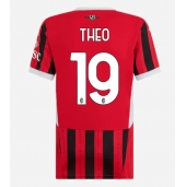 AC Milan Theo Hernandez #19 Replika Hjemmedrakt Dame 2024-25 Kortermet