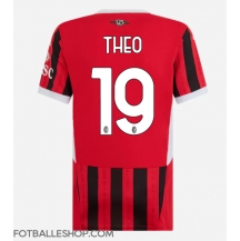 AC Milan Theo Hernandez #19 Replika Hjemmedrakt Dame 2024-25 Kortermet