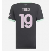 AC Milan Theo Hernandez #19 Replika Tredjedrakt Dame 2024-25 Kortermet