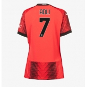 AC Milan Yacine Adli #7 Replika Hjemmedrakt Dame 2023-24 Kortermet