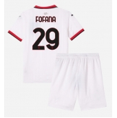 AC Milan Youssouf Fofana #29 Replika Bortedrakt Barn 2024-25 Kortermet (+ bukser)