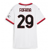 AC Milan Youssouf Fofana #29 Replika Bortedrakt Dame 2024-25 Kortermet