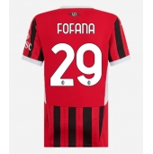 AC Milan Youssouf Fofana #29 Replika Hjemmedrakt Dame 2024-25 Kortermet