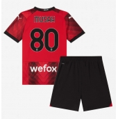 AC Milan Yunus Musah #80 Replika Hjemmedrakt Barn 2023-24 Kortermet (+ bukser)