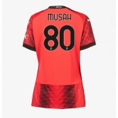 AC Milan Yunus Musah #80 Replika Hjemmedrakt Dame 2023-24 Kortermet