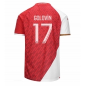 AS Monaco Aleksandr Golovin #17 Replika Hjemmedrakt 2023-24 Kortermet