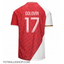 AS Monaco Aleksandr Golovin #17 Replika Hjemmedrakt 2023-24 Kortermet