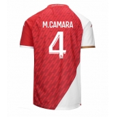 AS Monaco Mohamed Camara #4 Replika Hjemmedrakt 2023-24 Kortermet