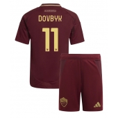 AS Roma Artem Dovbyk #11 Replika Hjemmedrakt Barn 2024-25 Kortermet (+ bukser)