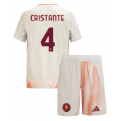 AS Roma Bryan Cristante #4 Replika Bortedrakt Barn 2024-25 Kortermet (+ bukser)