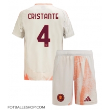 AS Roma Bryan Cristante #4 Replika Bortedrakt Barn 2024-25 Kortermet (+ bukser)