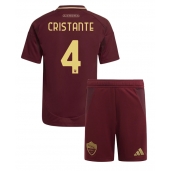 AS Roma Bryan Cristante #4 Replika Hjemmedrakt Barn 2024-25 Kortermet (+ bukser)