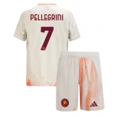 AS Roma Lorenzo Pellegrini #7 Replika Bortedrakt Barn 2024-25 Kortermet (+ bukser)