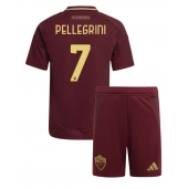 AS Roma Lorenzo Pellegrini #7 Replika Hjemmedrakt Barn 2024-25 Kortermet (+ bukser)