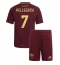 AS Roma Lorenzo Pellegrini #7 Replika Hjemmedrakt Barn 2024-25 Kortermet (+ bukser)