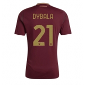 AS Roma Paulo Dybala #21 Replika Hjemmedrakt 2024-25 Kortermet