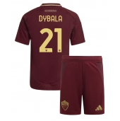 AS Roma Paulo Dybala #21 Replika Hjemmedrakt Barn 2024-25 Kortermet (+ bukser)