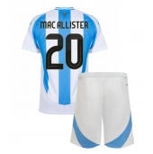 Argentina Alexis Mac Allister #20 Replika Hjemmedrakt Barn Copa America 2024 Kortermet (+ bukser)