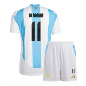 Argentina Angel Di Maria #11 Replika Hjemmedrakt Barn Copa America 2024 Kortermet (+ bukser)